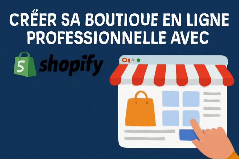 Créer sa boutique en ligne professionnelle avec Shopify : tutoriel pas à pas
